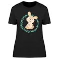 thumbnail image 1 of Cute Little Rabbit Cartoon Tee Women's -Image by Shutterstock, 1 of 2