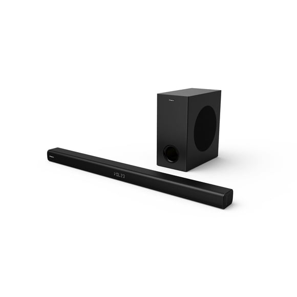 Hisense HS218 2.1 CH Sound Bar Speaker with Wireless Subwoofer with Bluetooth, HDMI, 200W, Powered by Dolby Audio