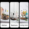 thumbnail image 7 of Shoreew Storage Tray Organizer Multifunctional 360-Degree Rotation Wooden Lazy Susan Turntable Kitchen Countertop Organizer, 7 of 7
