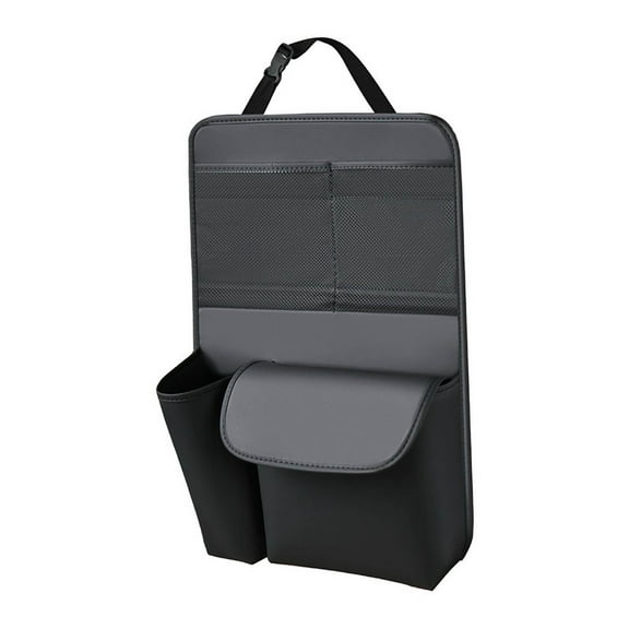 Car Seat Back Organizer with Mesh Pockets - Universal Hanging Storage System for SUV, Truck, RV Backseat Organization with Multiple Compartments and Document Holders