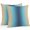 Dark Blue Khaki, variant on Red Black Khaki Ombre Throw Pillow Covers 24x24 Inch Set of 2, Modern Abstract Art Gradient Waterproof Outdoor Pillow Covers, Decorative Cushion Pillowcases for Couch, Sofa, Bed, Garden, Patio