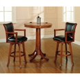 thumbnail image 4 of Hillsdale Vue du Parc Bar Ronde Hauteur Table de Pub en Chêne Brun Moyen, 4 of 5