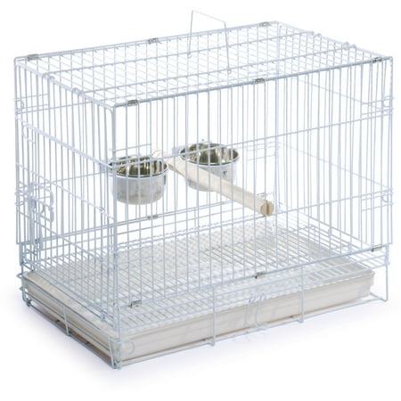 Prevue Pet Products Travel Cage, White