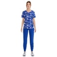 thumbnail image 2 of Scrubstar Women's Winter Chillin Scrub Top, Sizes S-3X, 2 of 5