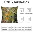thumbnail image 5 of GOSMITH Throw Pillow Cover - Nature Leaf Deciduous Forest Autumn Motive, 5 of 5