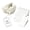 white, variant on 400 kraft paper tag labels, 1.45 inches x 2.25 inches with rope blank labels, cake, bread, holiday gifts, clothing, price tags (suitable for handheld printers)