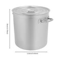 thumbnail image 2 of 37 QT Stainless Steel Seafood Boil Pot with Basket Heavy Duty Cooking Pot W/ Lid, 2 of 8