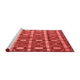 thumbnail image 2 of Ahgly Company Machine Washable Indoor Square Oriental Red Modern Area Rugs, 7' Square, 2 of 4