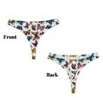 thumbnail image 3 of Fotbe Cute Butterfly Tanga Sin Costuras para Mujer con Estampado – Panties Invisibles, Transpirables y Cómodos para Uso Diario-X-Large, 3 of 6