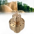thumbnail image 5 of G1in Copper Double Column Nozzle for Music and Landscape Water Fountains, 5 of 5