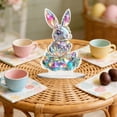 thumbnail image 6 of Orangide Easter Bunny Acrylic Ornament Colorful Crystal Rabbit Figurine For Home Desktop Shelf Table Decor Holiday Party Favors Spring Decoration, 6 of 6