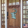 thumbnail image 2 of Designocracy MA8198434-12 12 in. Gecko Wooden Custom House Number Sign Decor, 2 of 7