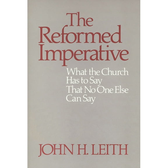 The Reformed Imperative (Paperback)