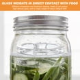 thumbnail image 3 of Fermentation Kit for Wide Mouth Jar Pickling and Sauerkraut Kit 4pcs with  7oz Glass Fermentation Weights Fermenting Lids Airlocks Silicone Gaskets for Pickles(No Jars), 3 of 12