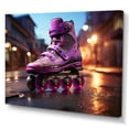 thumbnail image 2 of Designart "Urban Glide Rollerblading/Rollerskating Adventure" Sports Canvas Print, 2 of 5