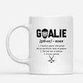 thumbnail image 2 of Custom Mugs Goalie Definition Hockey Player Guards the Net Goaltender Dads Ice-Hockey Mens Gifts Santa Christmas Presents Father's Day Ceramic Coffee 11oz 15oz Mug, 2 of 7