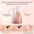 thumbnail image 4 of 150 piezas de uñas largas con punta francesa, Dsixnails Swirl Square, uñas suaves para mujeres, 5 estilos, uñas acrílicas preduraderas con punta francesa, sin necesidad de limar uñas postizas, extensi, 4 of 7