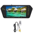 thumbnail image 2 of Caméra de Rétroviseur, Caméra de Tableau de Bord Multimédia Haute Résolution avec Télécommande Écran LCD 7 Pouces, Caméra de Recul Universelle, 2 of 8