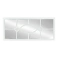 thumbnail image 2 of Kate and Laurel Cassat Casual Modern Window Wall Accent Mirror, White, 2 of 7