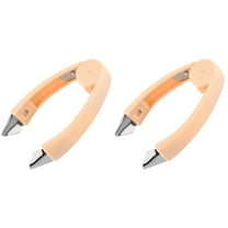 HOMEMAXS 2pcs Household Strawberry Huller Fruit Vegetable Stem Remover Stainless Steel Pineapples Core Remover