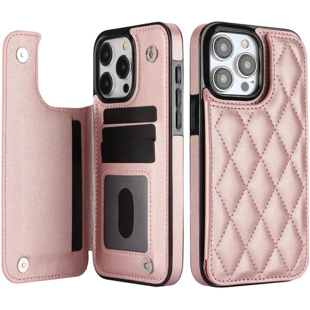 HCTian pour iPhone 12 Pro Max Étui Portefeuille en Cuir de Luxe avec Porte-Cartes Support Rabattable