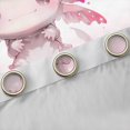 thumbnail image 3 of Manfei Girly Pink Axolotl Blackout Curtains Set of 2 (52x84 Each) for Teen, Kawaii Cute Animal Window Curtains, Princess Cartoon Style Curtains and Drapes, Living Room Curtains Decor, 3 of 6