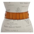 thumbnail image 3 of Women's High Waist Elastic Linked Cowhide Stretch Tapered Comfort Leather Belt, 3 of 3
