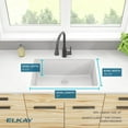 thumbnail image 4 of Elkay Elgru13022 Quartz Classic 29-1/2" Undermount Single Basin Quartz Composite Kitchen, 4 of 7