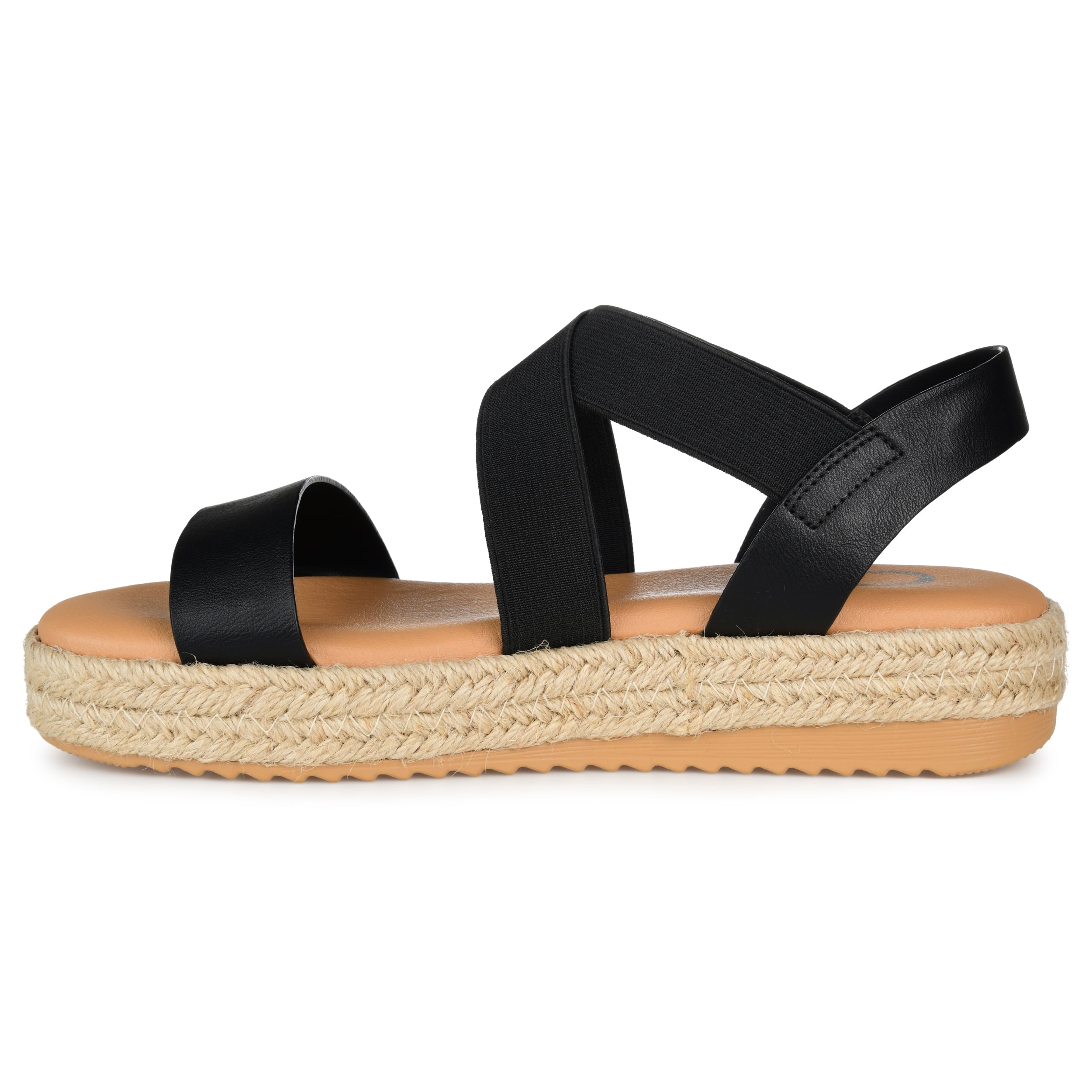 Journee Womens Caroline Strappy Espadrille Sandals