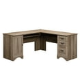 thumbnail image 4 of Sauder Harbor View Corner Computer Desk, Salt Oak Finish, 4 of 13