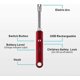 thumbnail image 3 of Electric Arc Lighter Long Rechargeable Flameless Windproof Plasma USB Lighters 360Rotation Flexible Elbow Portable Lighter with LED Battery Display Sa, 3 of 5