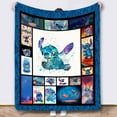thumbnail image 1 of 3D Printing, Sewing Flannel Blanket, Cartoon Blanket, Super Soft Blanket, Suitable For Sofa, Living Room, 1 of 3