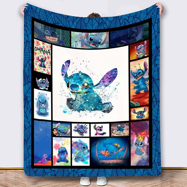 3D Printing, Sewing Flannel Blanket, Cartoon Blanket, Super Soft Blanket, Suitable For Sofa, Living Room