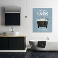 thumbnail image 2 of Stupell Industries Wash Your Hands Seriously Canvas Wall Art design by JJ Design House LLC, 48 x 36, 2 of 7