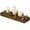Brown, variant on Rectangular Long Narrow Tray: Rustic Wooden Decorative Serving Centerpiece Decor Rectangle with Cutout Handles Candle Holder Trays for Home Coffee Table Living Room Bathroom, Black Brown
