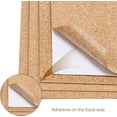 thumbnail image 4 of 4 láminas de corcho autoadhesivas de 40 x 28 cm (15,7 x 11 pulgadas), baldosas de corcho de 1 mm de grosor, tapetes de corcho para posavasos y manualidades., 4 of 7