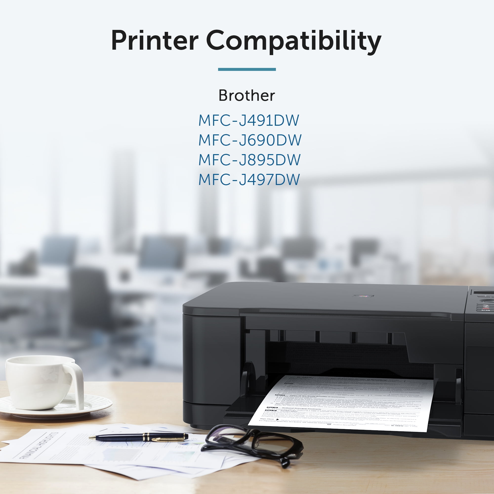 OfficeWorld LC3011 LC3013 Ink Cartridge 5Pack, Compatible