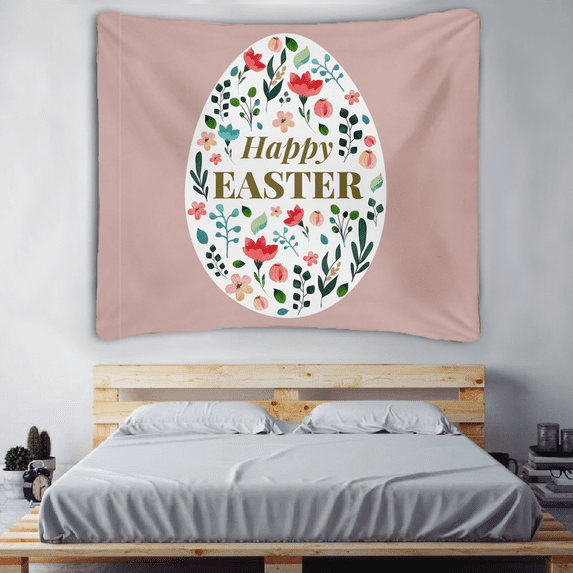 Easter Hanging Backdrops Novelty Classics Art Room Decor for Boys and Girls for School, Office Decoration ,4 Size