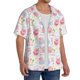 thumbnail image 2 of Balery Cute Pig Camisa Casual de Manga Corta con Botones para Hombre, Texturizada, Estilo Cubano, para Playa, Verano-X-Large, 2 of 5