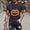 Navy#09, variant on Handshe Men's Halloween Printed Round Neck Short Sleeve T-Shirt - Casual Daily Wear