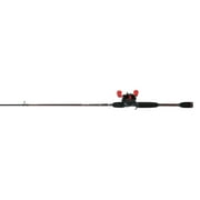 Abu Garcia Black Max Baitcast Fishing Combo, 66 Medium Rod, Right/Left Handed Reel