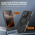 thumbnail image 6 of for iPhone 16 Pro Case Waterproof Shockproof Rugged Cover with Magnetic Ring Kickstand, TPU+PC Full Body Protection, Anti-Drop Dustproof Slim Phone Case for iPhone 16 Pro, Gray, 6 of 9