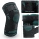 thumbnail image 3 of Rodilleras deportivas de punto desmontables presurizadas para bádminton, running, fitness, montañismo al aire libre, 3 of 5