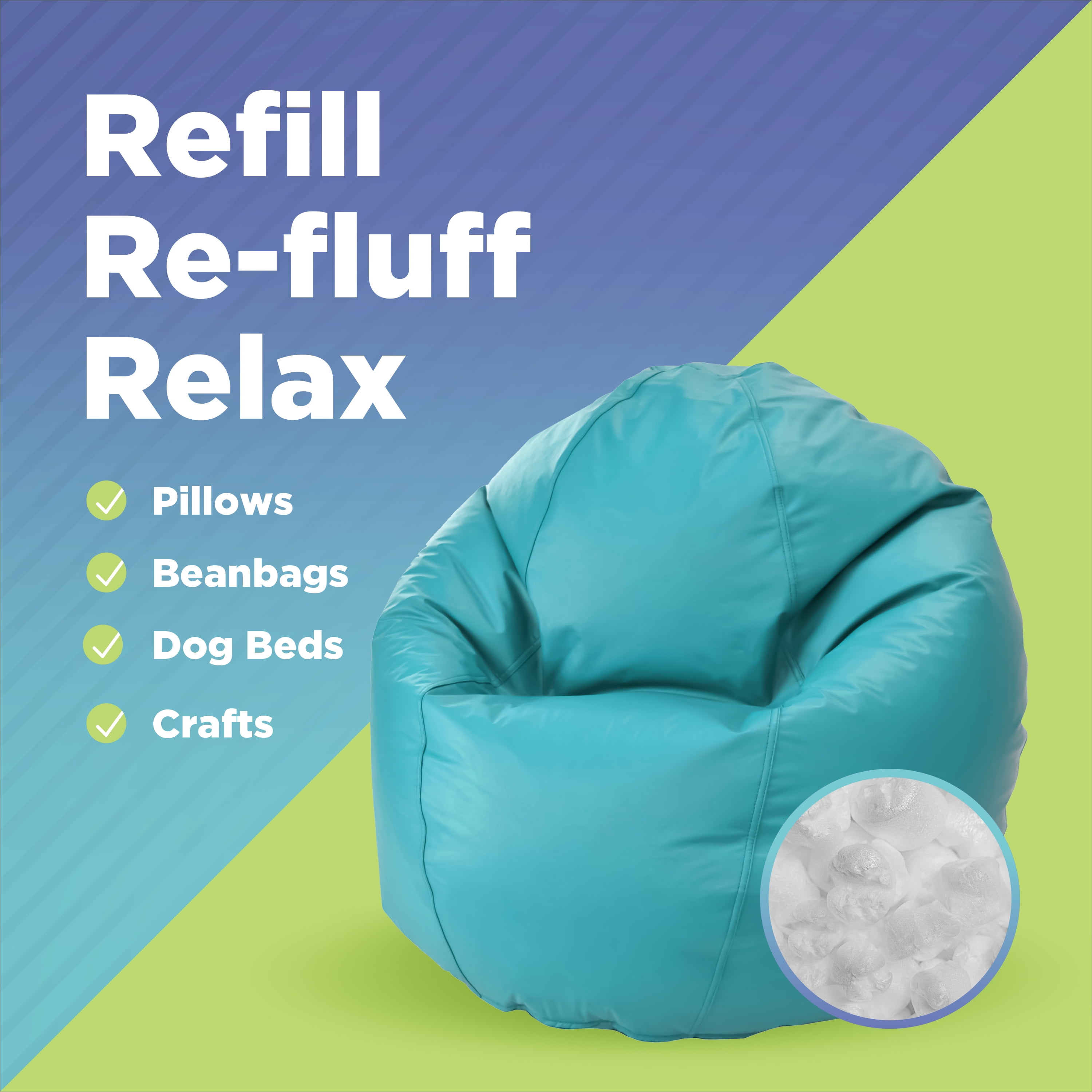 Bean bag chair refill hotsell