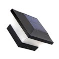 thumbnail image 5 of Lámpara de pilar solar para exteriores, lámpara de pared delimitadora LED, impermeable, para patio (luz blanca), 5 of 5
