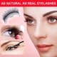 thumbnail image 4 of 2 Pair Self Adhesive Eyelashes Without Glue Reusable Natural Fluffy False Eyelashes Long Extension Eyelashes Makeup Thick Fake Eyelashes, 4 of 7