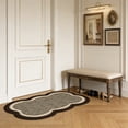 thumbnail image 4 of Linen Style Entrance Floor Mat,Absorbent Non Slip Door Rug With Washable Surface For Bathroom Bedroom And Kitchen Placement,Durable Comfortable Texture Decorative Indoor Household Floor Carpet, 4 of 6