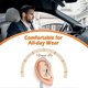 thumbnail image 3 of Radio Replacement Earmold Earpiece, Soft Silicone Earmould Earbud Earplug - Clear [8-Pair], 3 of 5