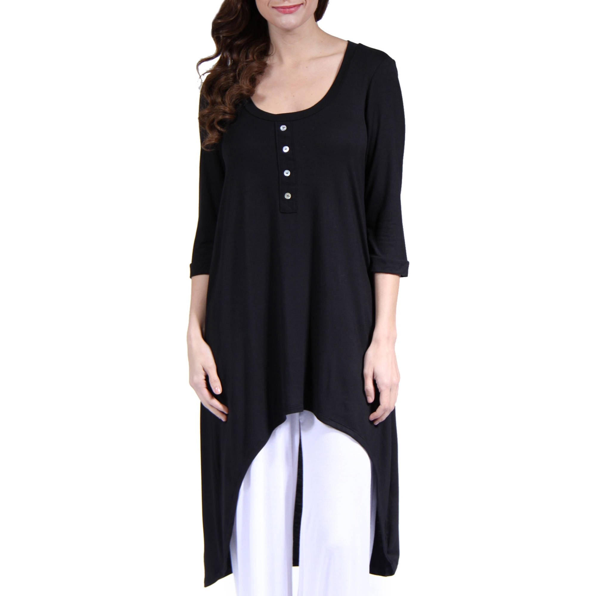 extra long tunic tops for leggings walmart