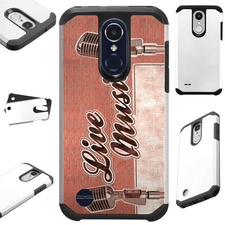 Compatible T-Mobile REVVL 2 (2018) | Alcatel 3 (2018) Case Hybrid TPU Fusion Phone Cover (Live (Best Mobile Phone For Music)